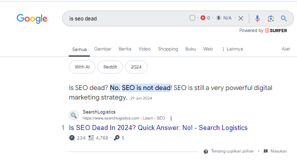 seo is very much alive